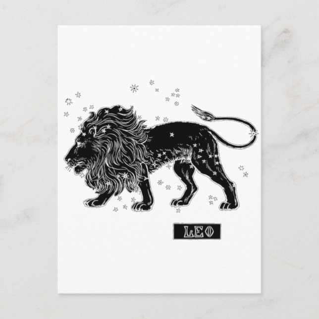 Vintage Leo Postcard (Front)