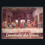 Vintage Leonardo da Vinci Renaissance Paintings Calendar<br><div class="desc">A variety of vintage fine art paintings and drawings by the famous Renaissance artist Leonardo da Vinci. This 12 month calendar features some of da Vinci's most famous masterpieces. January - The Last Supper February - Human Anatomy Sketch of Shoulder and Arm Muscles March - Vitruvian Man April - Baptism...</div>