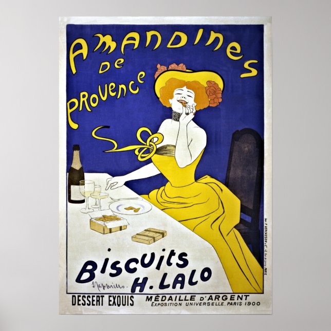 Vintage Leonetto Cappiello cookies ad Poster (Front)