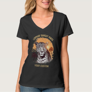 Vintage Leopard at Sunset T-shirt