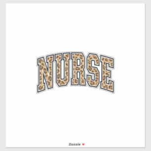 Vintage Leopard Nurse Varsity Shirt Design_1