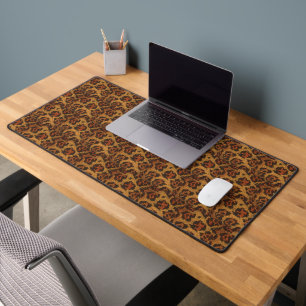 Vintage Leopard Print Desk Mat