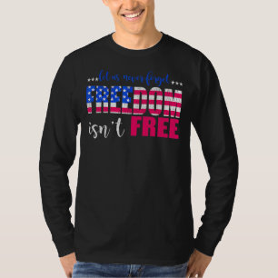 Vintage Let Us Never Forget Freedom Isnt Free T-Shirt
