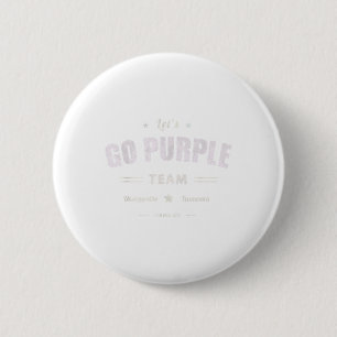 Vintage Lets Go Purple Team Summer Camp Colour War 6 Cm Round Badge
