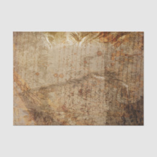 Vintage Letter Design Tissue Paper