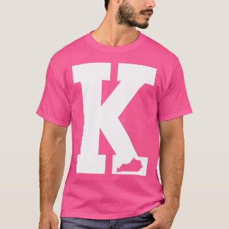 Vintage Letter K Kentucky Blue T-Shirt