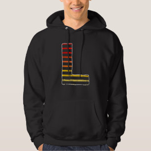 Vintage Letter L Hoodie