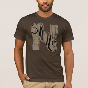 Vintage Letter N T-Shirt
