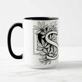 Vintage Letter 'S' Collage - Mug
