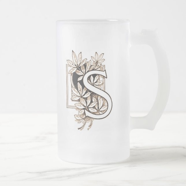 Vintage Letter 'S' Collage - Mug (Right)