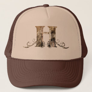 Vintage Letters H - Hat