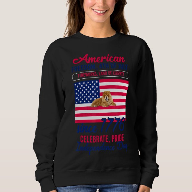 Vintage Liberty American Flag  2 Sweatshirt (Front)