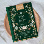 Vintage Library Book Save the Date<br><div class="desc">Photography courtesy of Othello Silla: www.othellosilla.com</div>