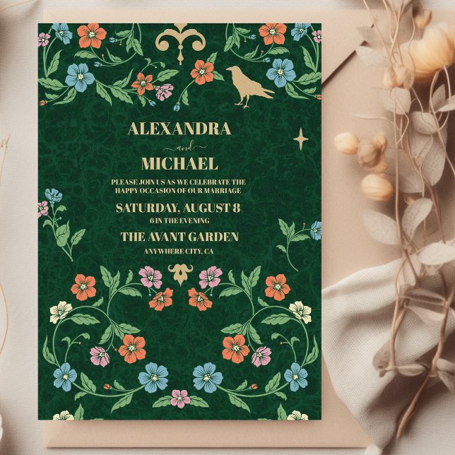 Vintage Library Book Wedding Invitation (Creator Uploaded)