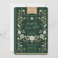 Vintage Library Book Wedding Reception