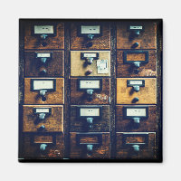 Vintage library card catalog wood cabinet