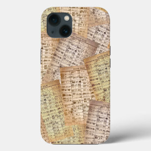 Vintage Library Card Collection   iPhone 13 Case