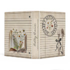 Vintage Library Floral Books Bridal Shower Recipe