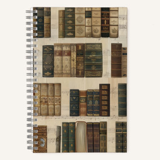 Vintage Library Notebook