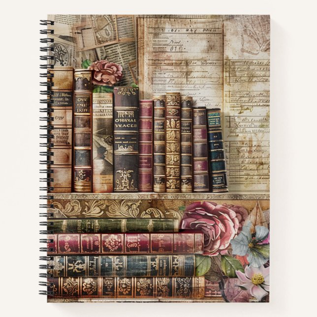 Vintage Library Notebook (Front)