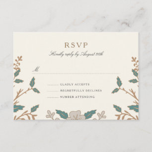 Vintage Library RSVP Card