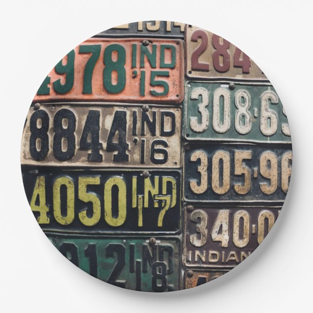 Vintage License Plates (Front)
