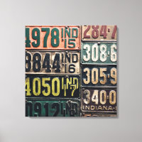 Vintage License Plates
