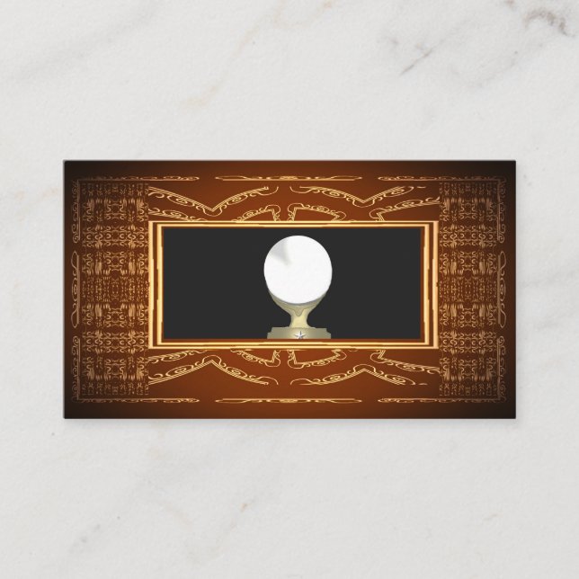 Vintage life coach, reiki, psychic, business card (Front)