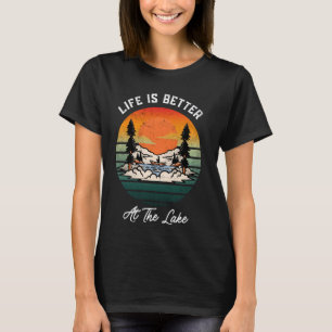 Vintage Life Is Better At The Lake Summer Vacation T-Shirt
