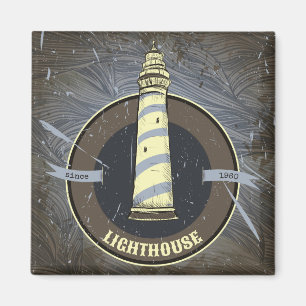 Vintage Lighthouse   1960 Magnet