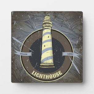Vintage Lighthouse   1960 Plaque