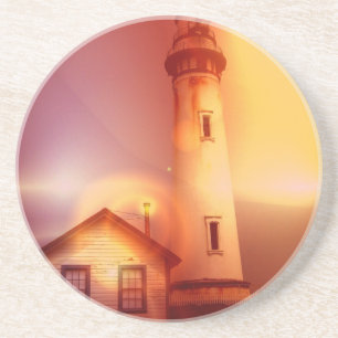Vintage Lighthouse Coaster