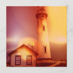 Vintage Lighthouse Invitation
