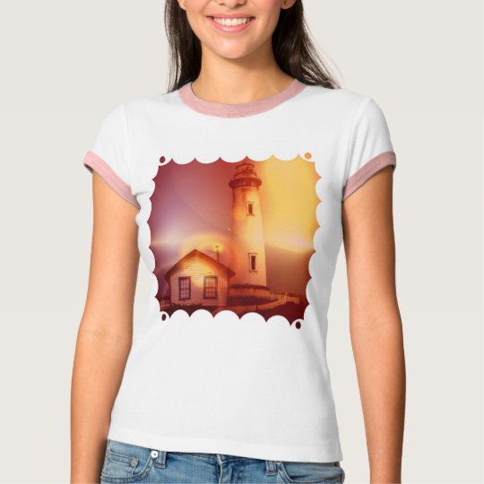 Vintage Lighthouse Ladies T-Shirt