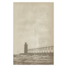 Vintage Lighthouse Paper Stationery