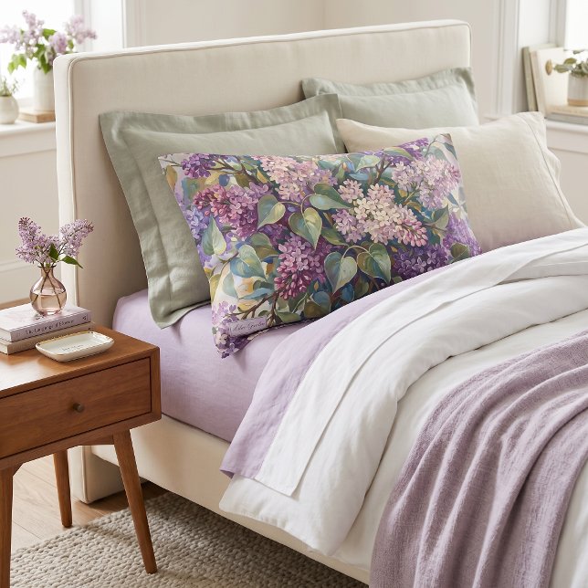 Vintage Lilac Flowers Pillowcase (Creator Uploaded)
