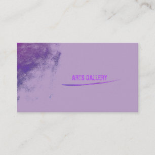 Vintage Lilac Grunge Smudge Business Card