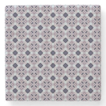 Vintage Lilac Ornate Tile Pattern