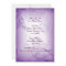 Vintage lilac purple scroll leaf bridal shower