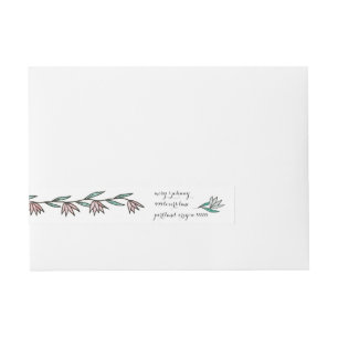 Vintage Lilies Address Labels