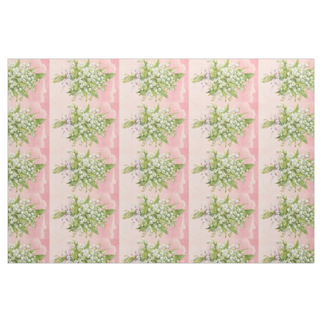 Vintage Lilly of The Valley Fabric (Fat Quarter)