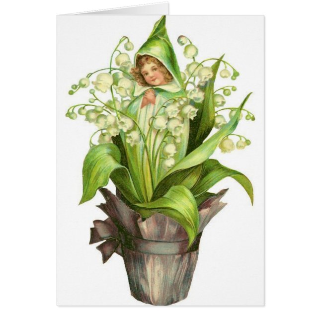 Vintage - Lily of the Valley Fairy, (Front)
