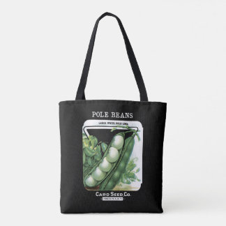 Vintage Lima Pole Beans Vegetables Fredonia, NY Tote Bag