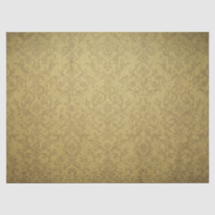 Vintage Liminal Places Backroom Yellow Wallpaper Tissue Paper