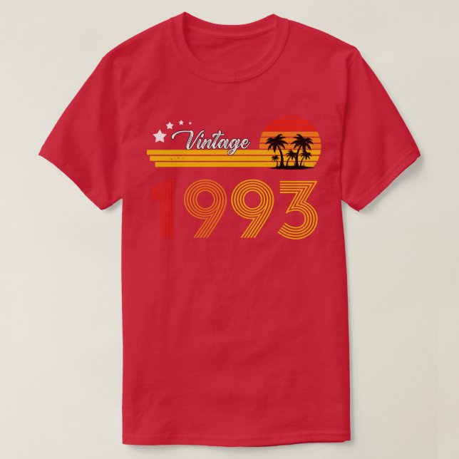 Vintage Limited Edition 1993 Birthday T-Shirt (Design Front)