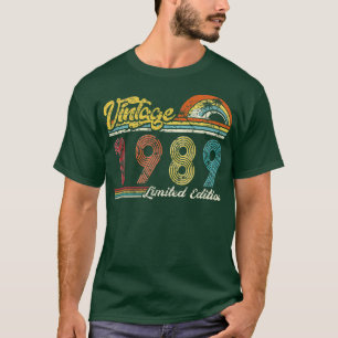 Vintage Limited Edition Vintage 1989 Birthday T-Shirt