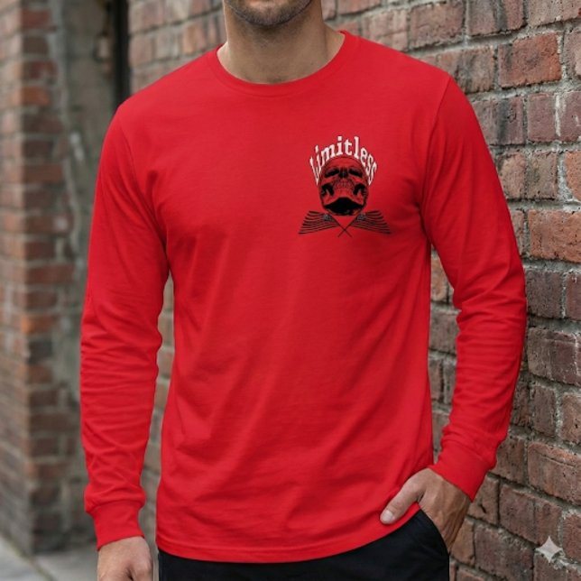 Vintage Limitless Skull Long Sleeve Tee (Creator Uploaded)