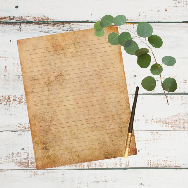 Vintage Lined Stationery Paper (Creator Uploaded)