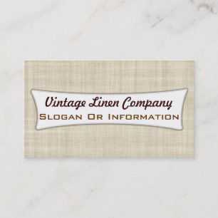 Vintage Linen Business Cards