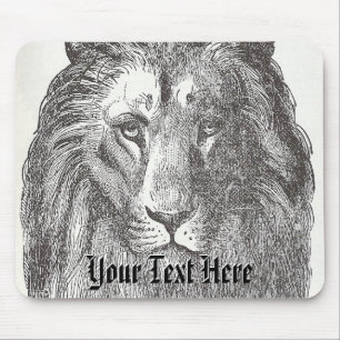 Vintage Lion Mousepad